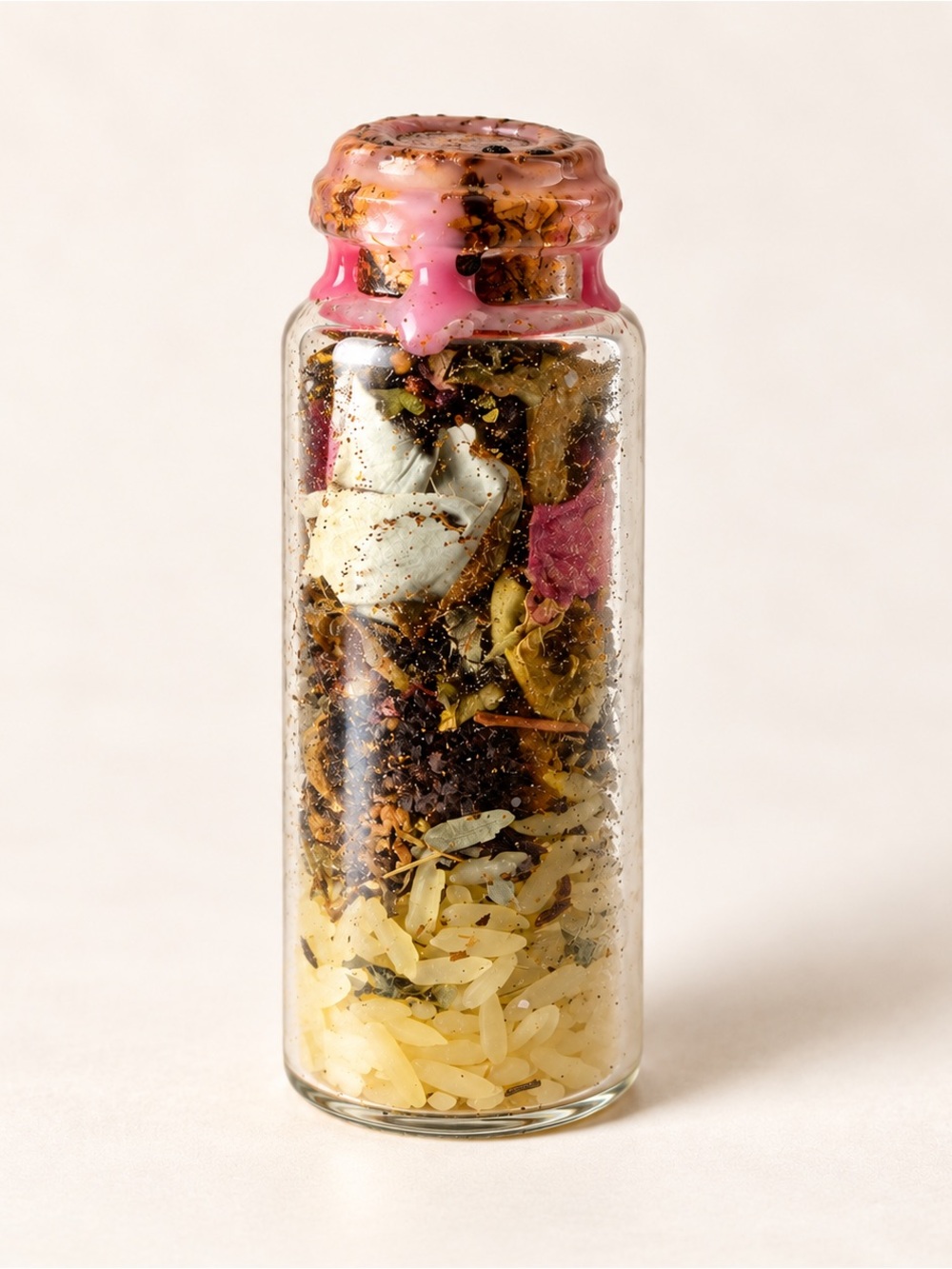 Handmade Money Jar for Abundance | Ritual Prosperity Gift (Mini Spell Jar)